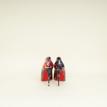 Christian Louboutin Red Multicolor Hot Chick Illusion 100 Pumps 39