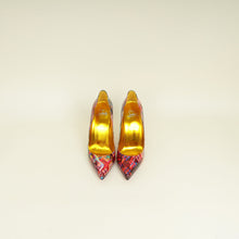 Christian Louboutin Red Multicolor Hot Chick Illusion 100 Pumps 39