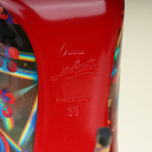 Christian Louboutin Red Multicolor Hot Chick Illusion 100 Pumps 39