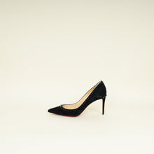 Christian Louboutin Black Studded Anjalina 85 Pumps 39