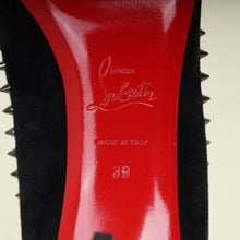 Christian Louboutin Black Studded Anjalina 85 Pumps 39