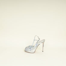 Christian Louboutin Gray Python Jenlove Alta 120 Pumps 39