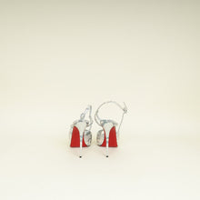 Christian Louboutin Gray Python Jenlove Alta 120 Pumps 39