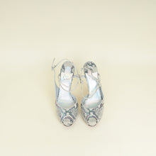 Christian Louboutin Gray Python Jenlove Alta 120 Pumps 39