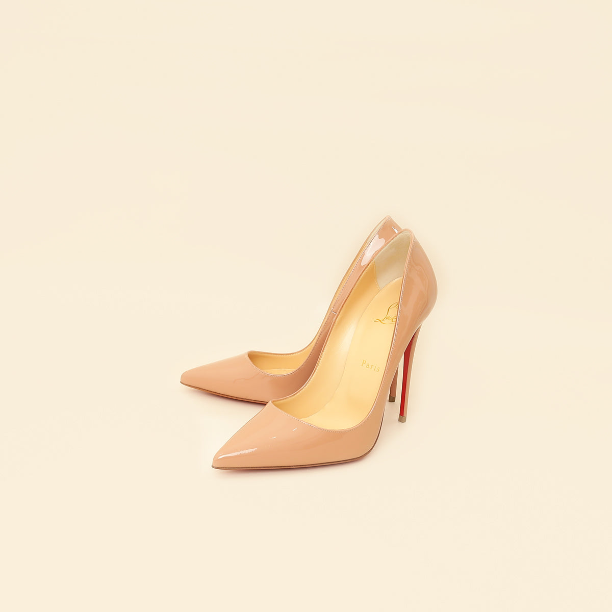 Christian Louboutin Nude So Kate 120 Pumps 38.5