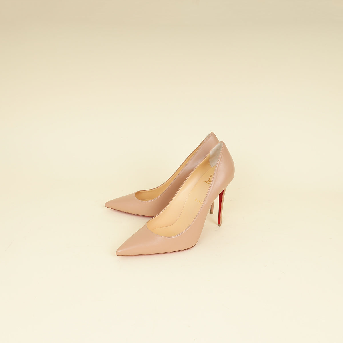 Christian Louboutin Nude Kate 100 Pumps 41