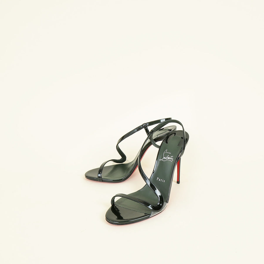 Christian Louboutin Sage Green Rosalie 100 Sandals 41