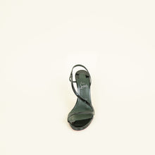 Christian Louboutin Sage Green Rosalie 100 Sandals 41