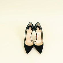 Christian Louboutin Verde Green Velvet Iriza Pump 36.5