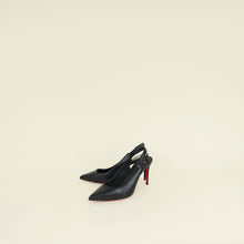 Christian Louboutin Black Lamb Sporty Kate 85 Sling 35