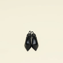 Christian Louboutin Black Lamb Sporty Kate 85 Sling 35