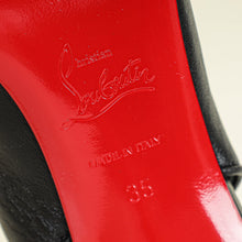 Christian Louboutin Black Lamb Sporty Kate 85 Sling 35