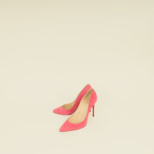 Christian Louboutin Pink Suede Kate 100 Pump 37.5