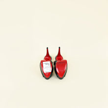 Christian Louboutin Black Lady Peep Slingback Pump 37.5