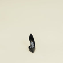 Christian Louboutin Black Iriza Croco Embossed 100 Pumps 37.5