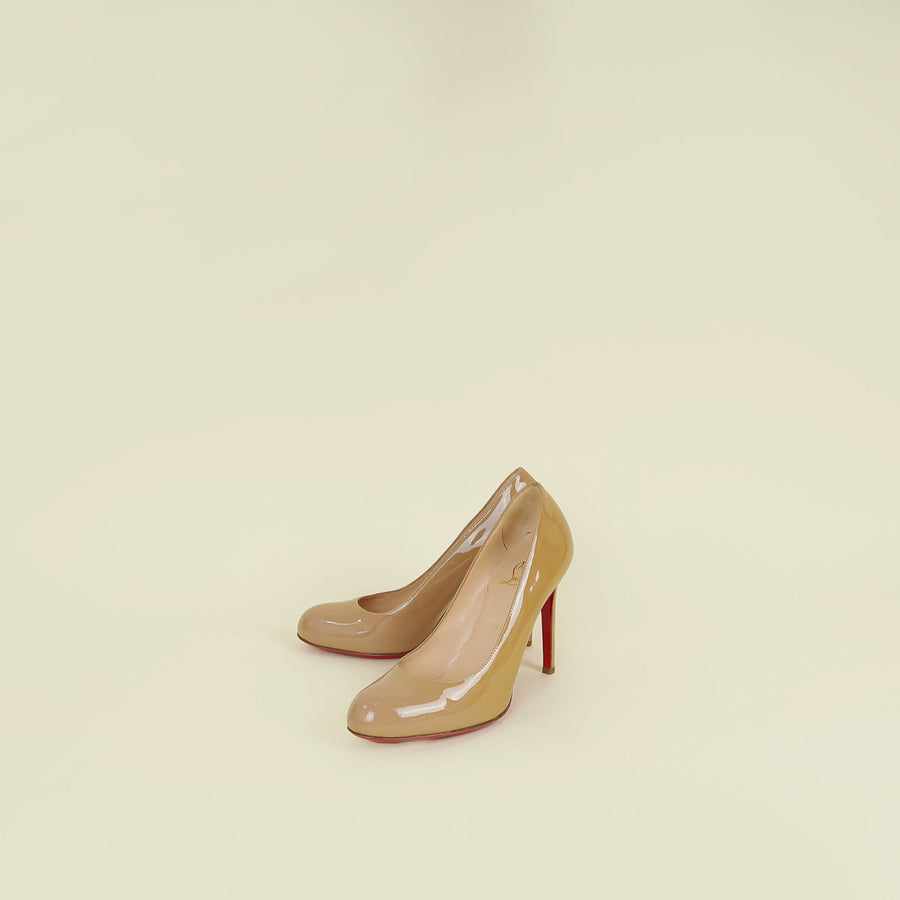 Christian Louboutin Nude New Simple Pump 38.5