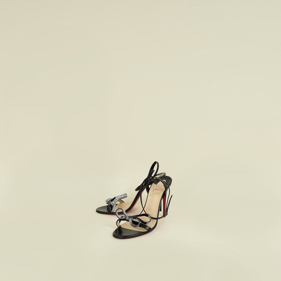 Christian Louboutin Black Jewel Queen 100 Pumps 39