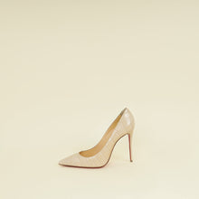 Christian Louboutin Beige Kate Croco Embossed Pump 39