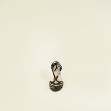 Christian Louboutin Black Double L 100 Sandals 41