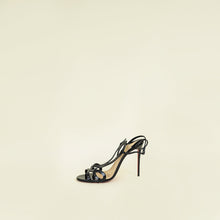 Christian Louboutin Black Double L 100 Sandals 41