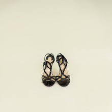 Christian Louboutin Black Double L 100 Sandals 41