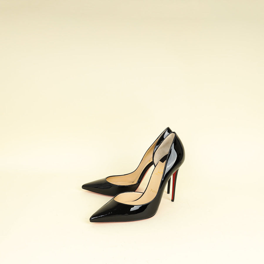 Christian Louboutin Black Iriza 100 Pumps 41