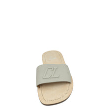 Christian Louboutin Light Grey "CL" Mule 43