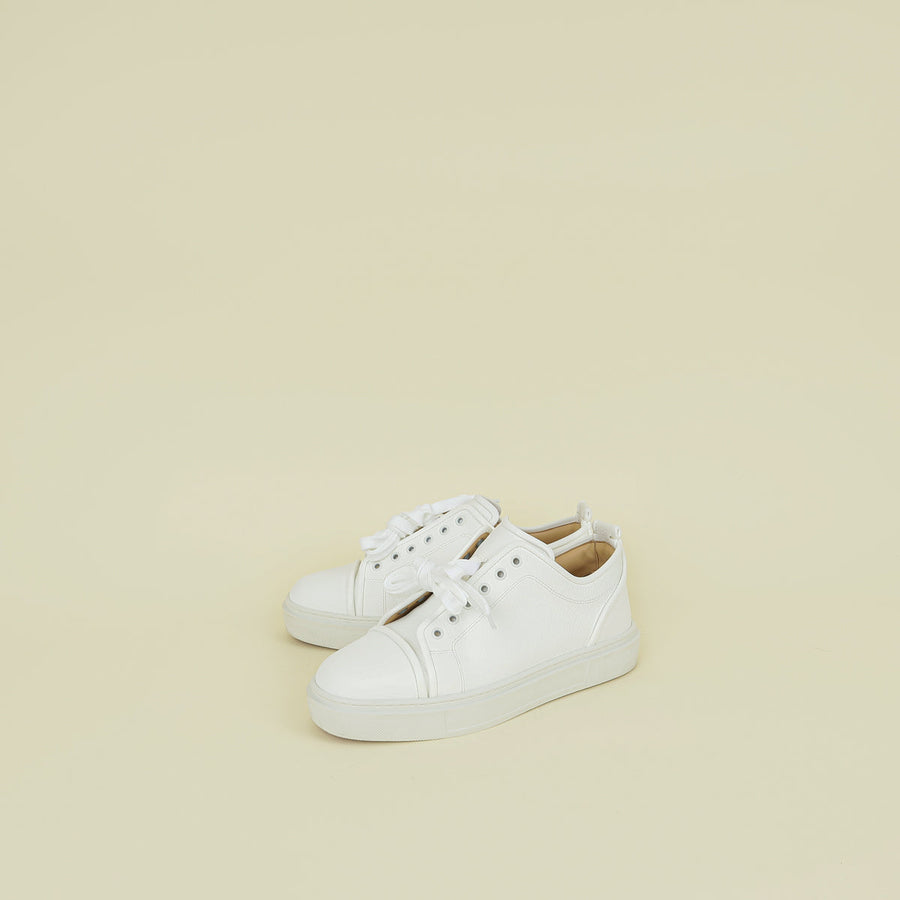 Christian Louboutin White Adolon Junior Sneaker 43