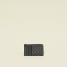 Celine Bicolor Triomphe Zipped Flat Card Holder