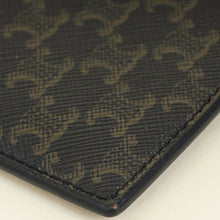 Celine Bicolor Triomphe Zipped Flat Card Holder