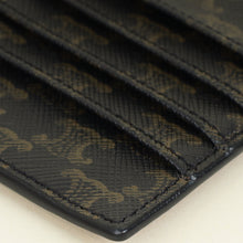Celine Bicolor Triomphe Zipped Flat Card Holder