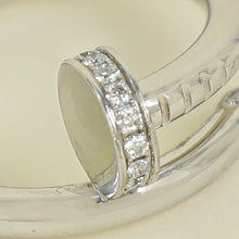 Cartier 18K White Gold Diamonds Classic Model Juste un Clou Ring 52
