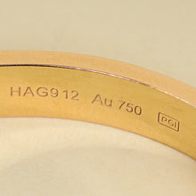 Cartier 18K Rose Gold Love Classic Model 4 Diamond Bracelet 17