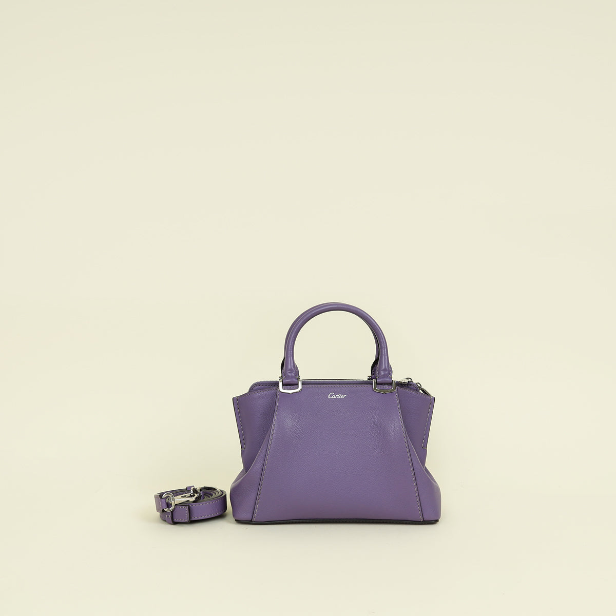 Cartier Purple C De Cartier Mini Bag
