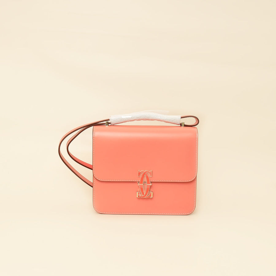 Cartier Light Coral C De Cartier Mini Shoulder Bag