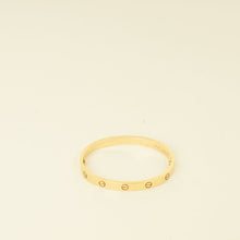 Cartier 18K Yellow Gold Love Classic Bracelet 17
