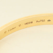 Cartier 18K Yellow Gold Love Classic Bracelet 17