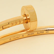 Cartier 18K Rose Gold Classic Model Juste Un Clou 3.5mm Bracelet 16