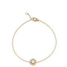 Cartier 18K Trinity 1 Diamond On Chain Bracelet