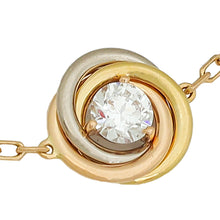 Cartier 18K Trinity 1 Diamond On Chain Bracelet