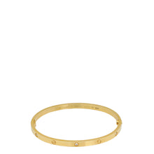 Cartier 18K Yellow Gold Love 6 Diamond Small Model Bracelet 17