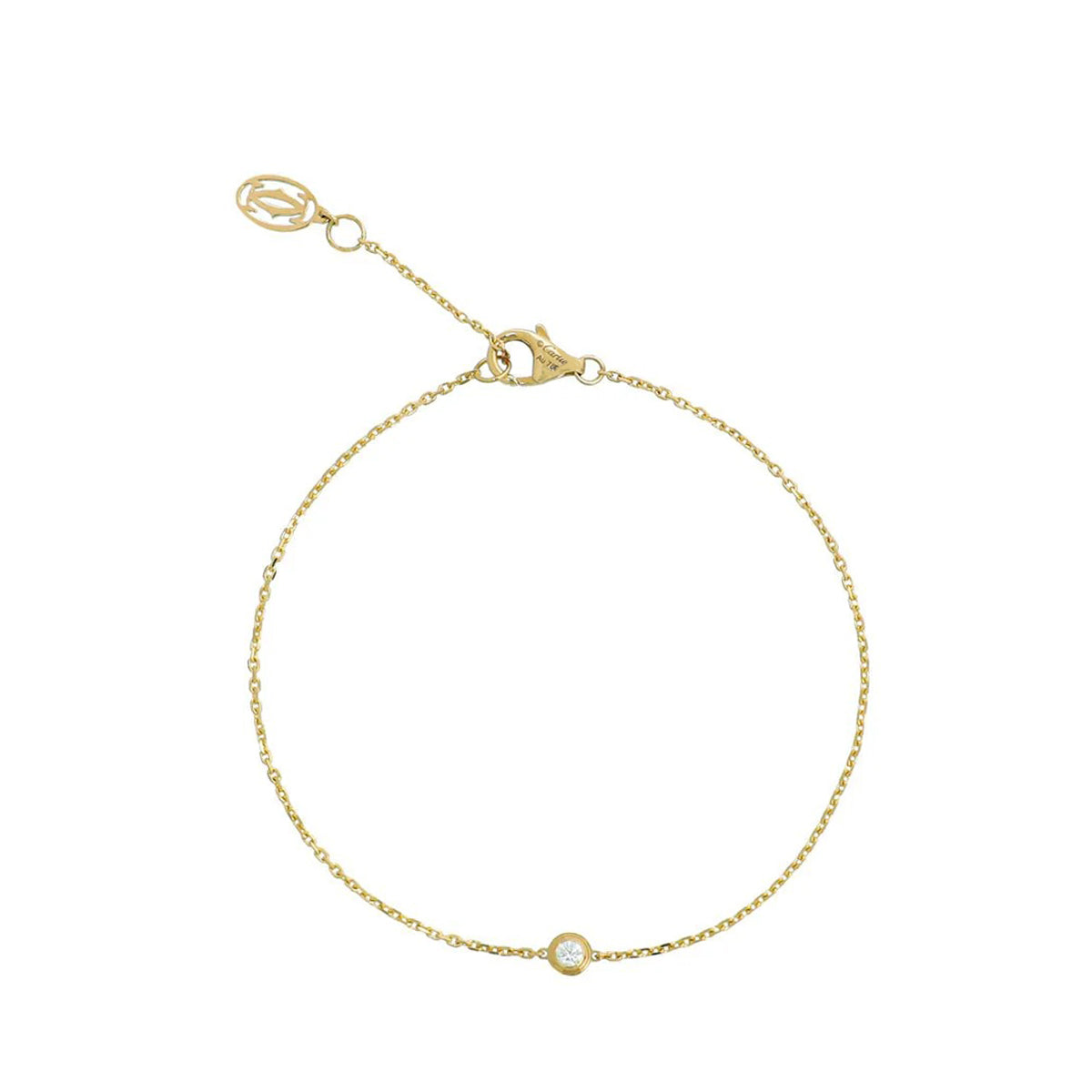 Cartier 18K Yellow Gold USW757 D'Amour XS Model Bracelet