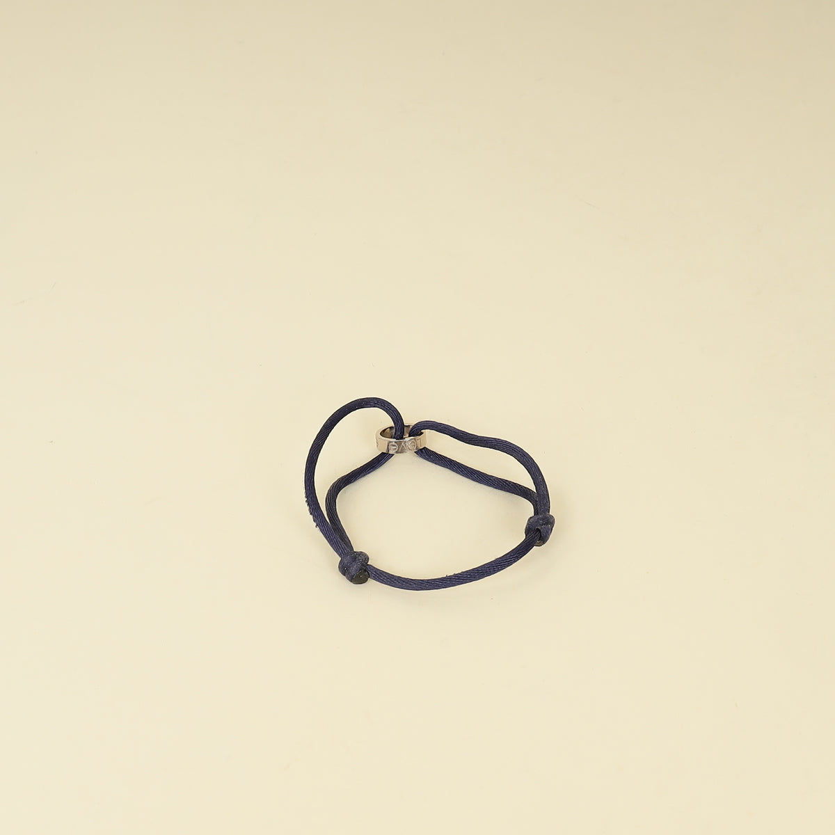 Cartier 18K White Gold Love Cord Bracelet