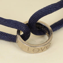 Cartier 18K White Gold Love Cord Bracelet