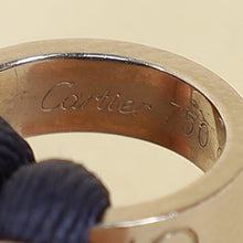 Cartier 18K White Gold Love Cord Bracelet