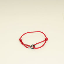 Cartier 18K White Gold Diamond Interlocking Love Cord Bracelet