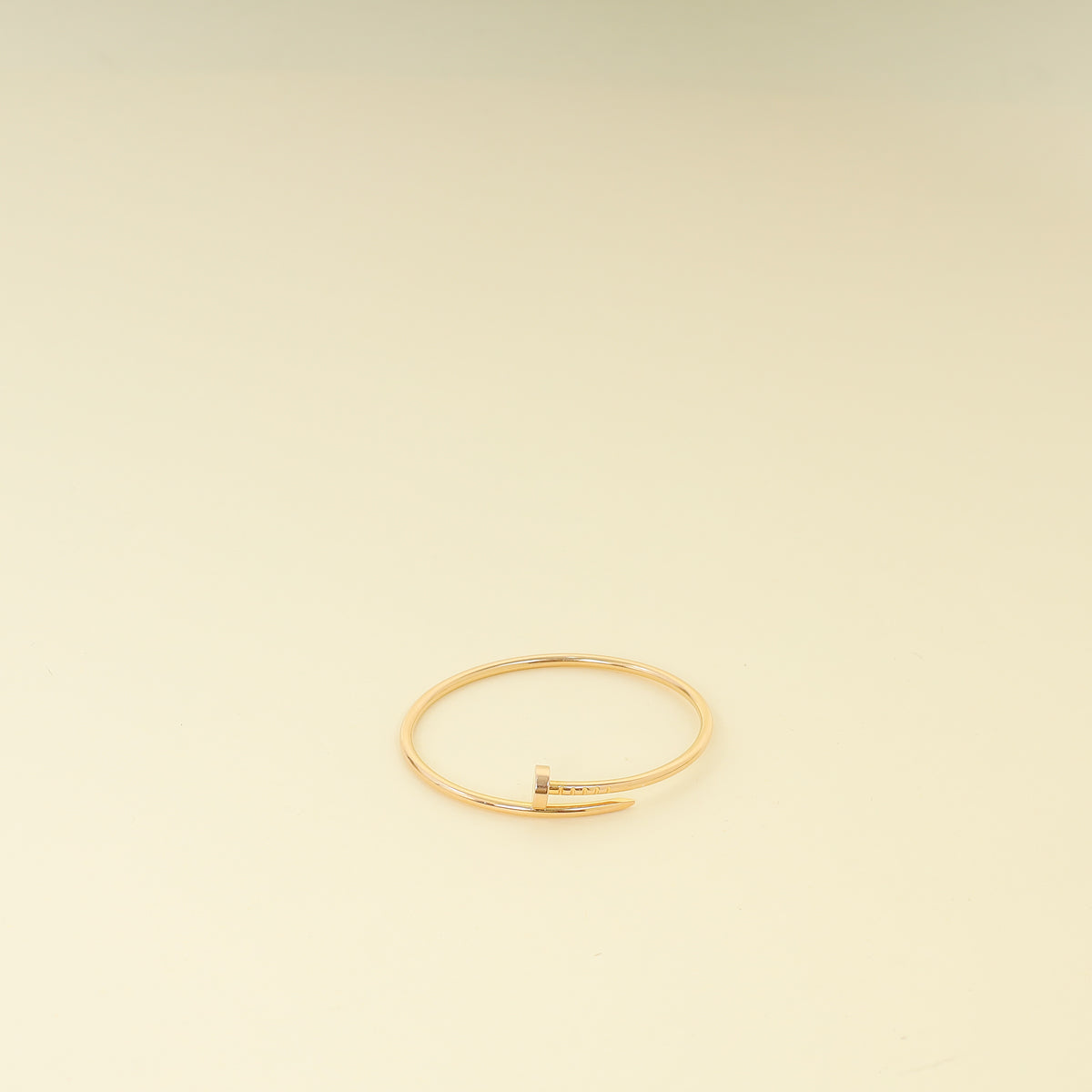 Cartier 18K Rose Gold Juste Un Clou Small Model Bracelet 15