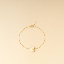 Cartier 18K Yellow Gold Amulette De Cartier XS MOP Diamond Bracelet