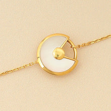 Cartier 18K Yellow Gold Amulette De Cartier XS MOP Diamond Bracelet