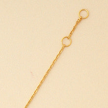 Cartier 18K Yellow Gold Amulette De Cartier XS MOP Diamond Bracelet
